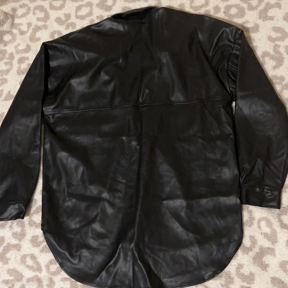 Black Leather Jacket - Picture 2 of 3
